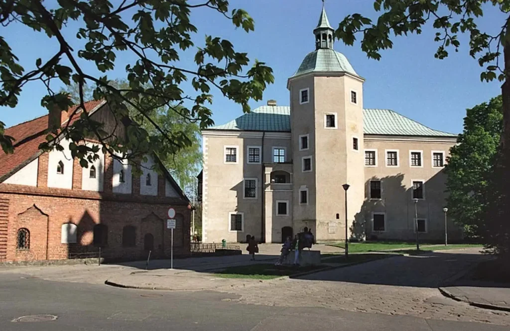Schloss der Pommerschen Herzöge und Schlossmühle in Stolp (Słupsk) Hinterpommern